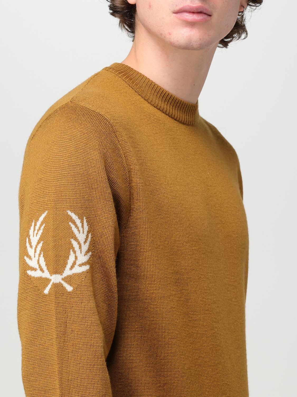 FRED PERRY JUMPER: Jumper men Fred Perry, Camel - Img 3