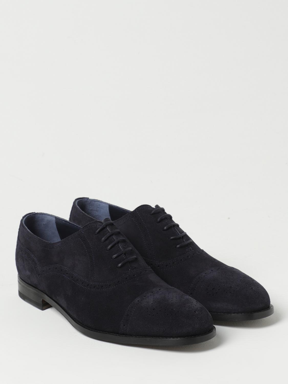 MANOLO BLAHNIK ブローグシューズ: シューズ メンズ Manolo Blahnik, ネイビー - Img 2