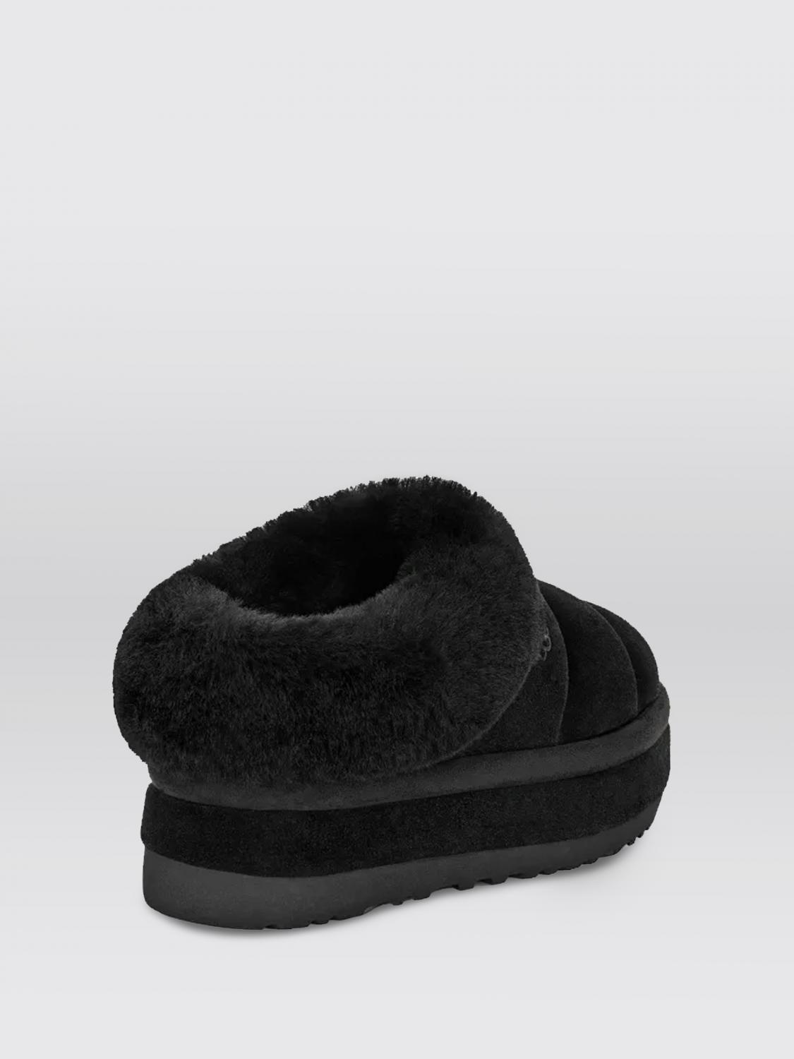 UGG SCARPE CON ZEPPA: Sabot Tazz UGG in camoscio trapuntato e UGGPure™, Nero - Img 3