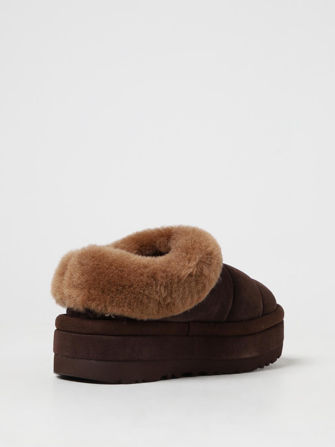 UGG SCARPE CON ZEPPA: Sabot Tazz UGG in camoscio trapuntato e UGGPure™, Marrone - Img 3