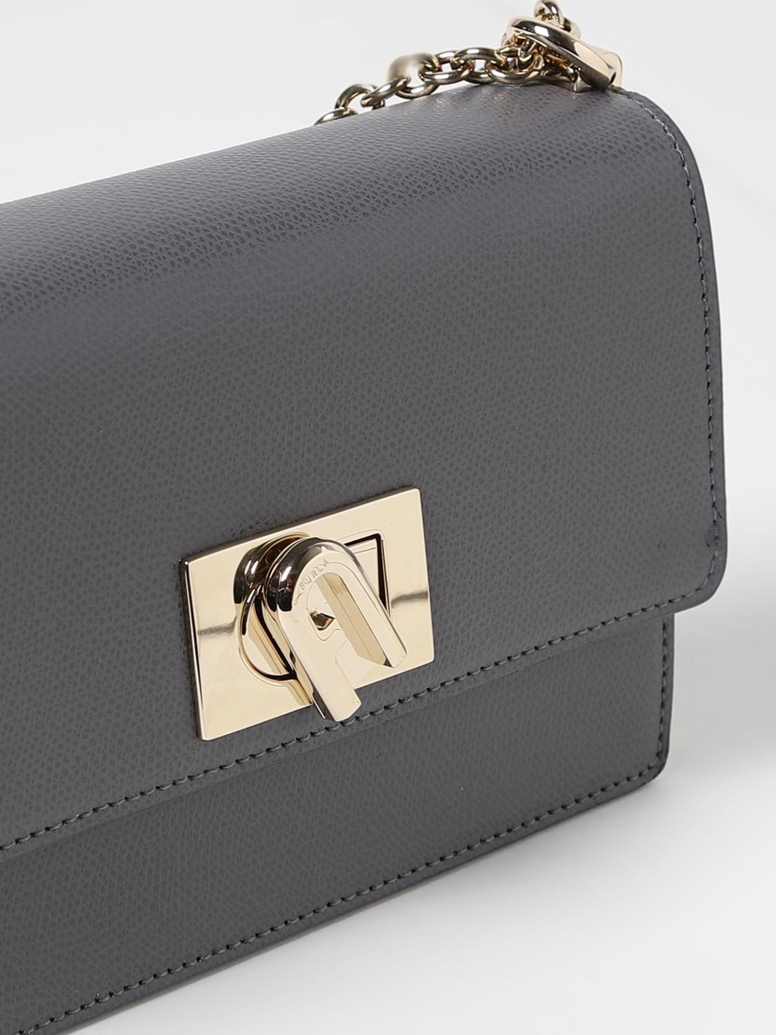 FURLA MINITASCHE: Schultertasche damen Furla, Grau - Img 3