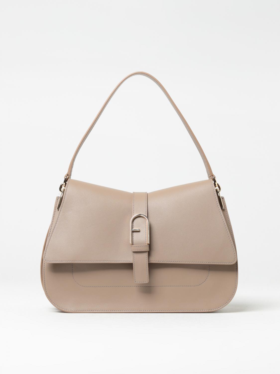 FURLA Shoulder bag woman Beige Furla shoulder bag WB01040BX2045 online at GIGLIO.COM