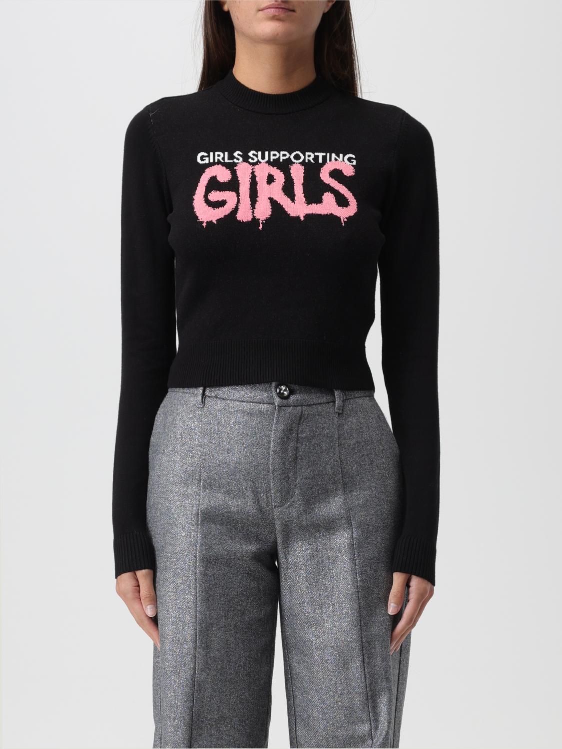 CHIARA FERRAGNI: Maglia in maglia di viscosa Nero Maglia - Main Image