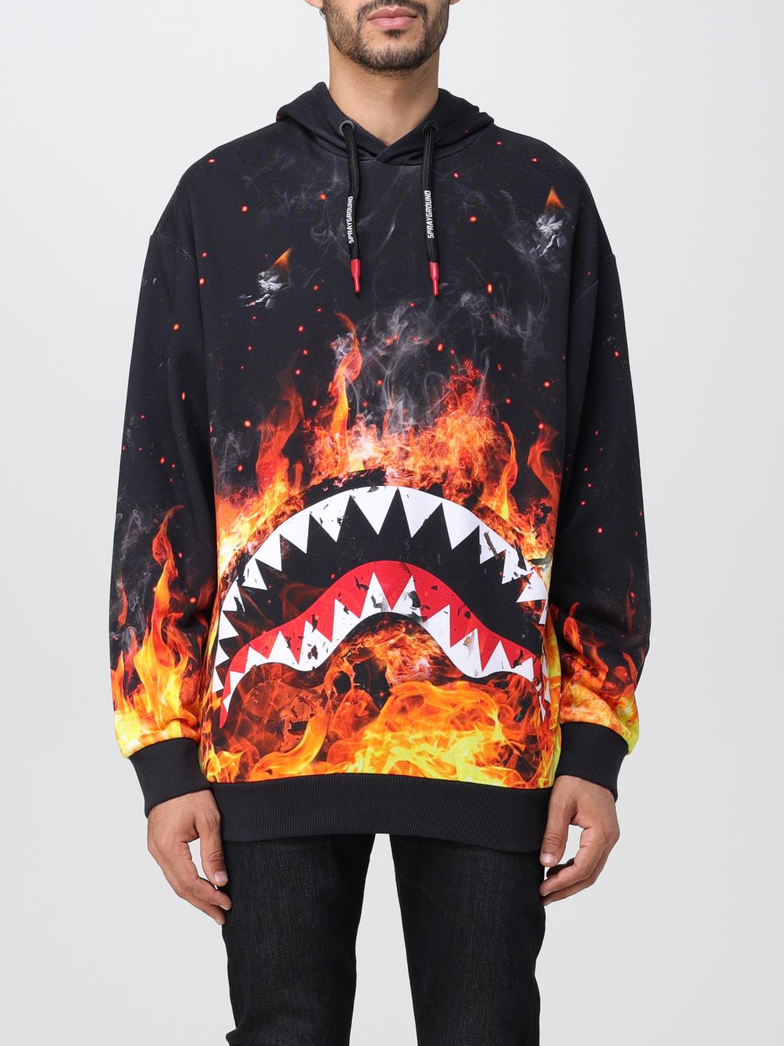 SPRAYGROUND: Sweatshirt men Black Sprayground sweatshirt