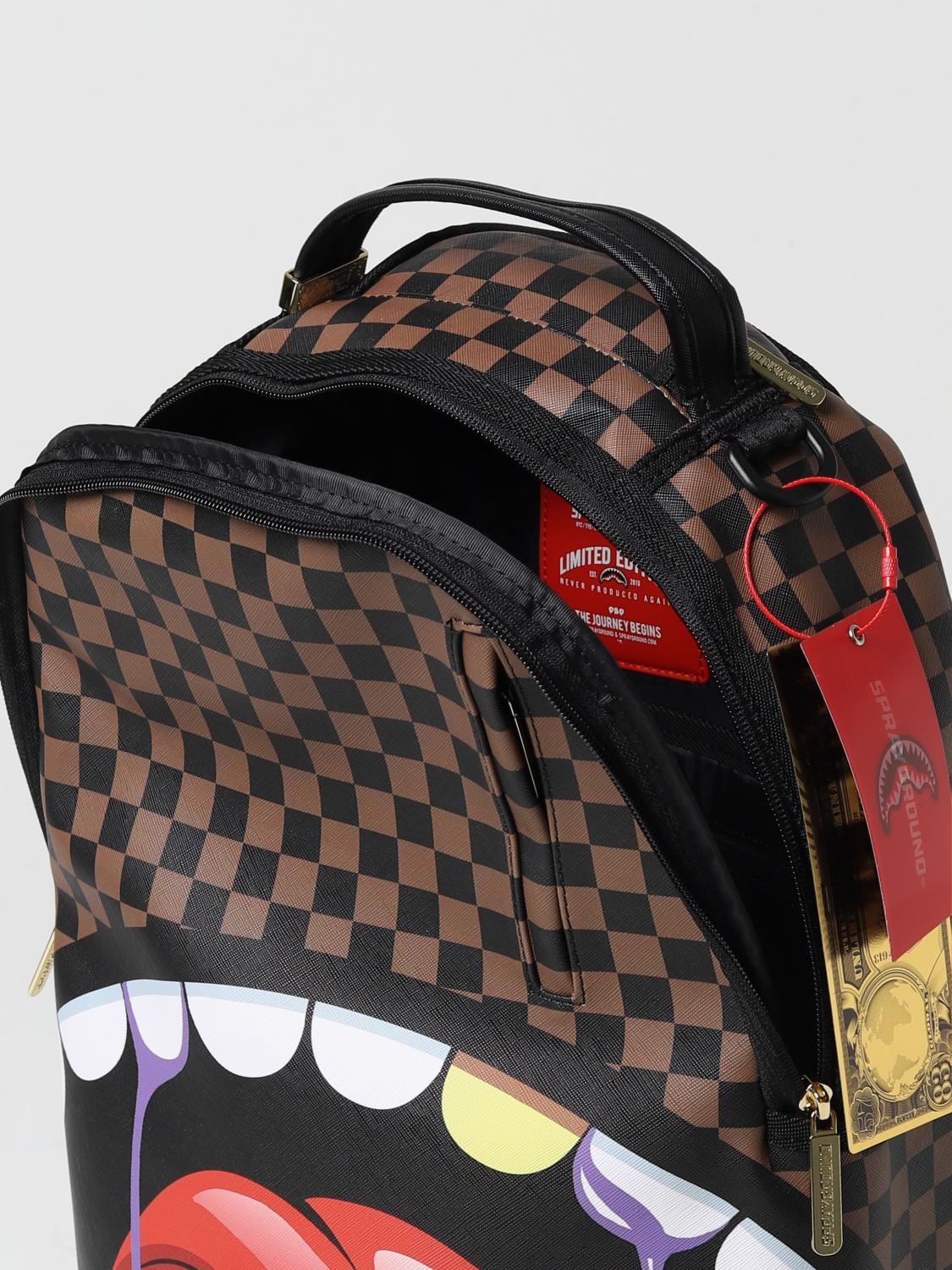 SPRAYGROUND RUCKSACK: Tasche herren Sprayground, Braun - Img 4