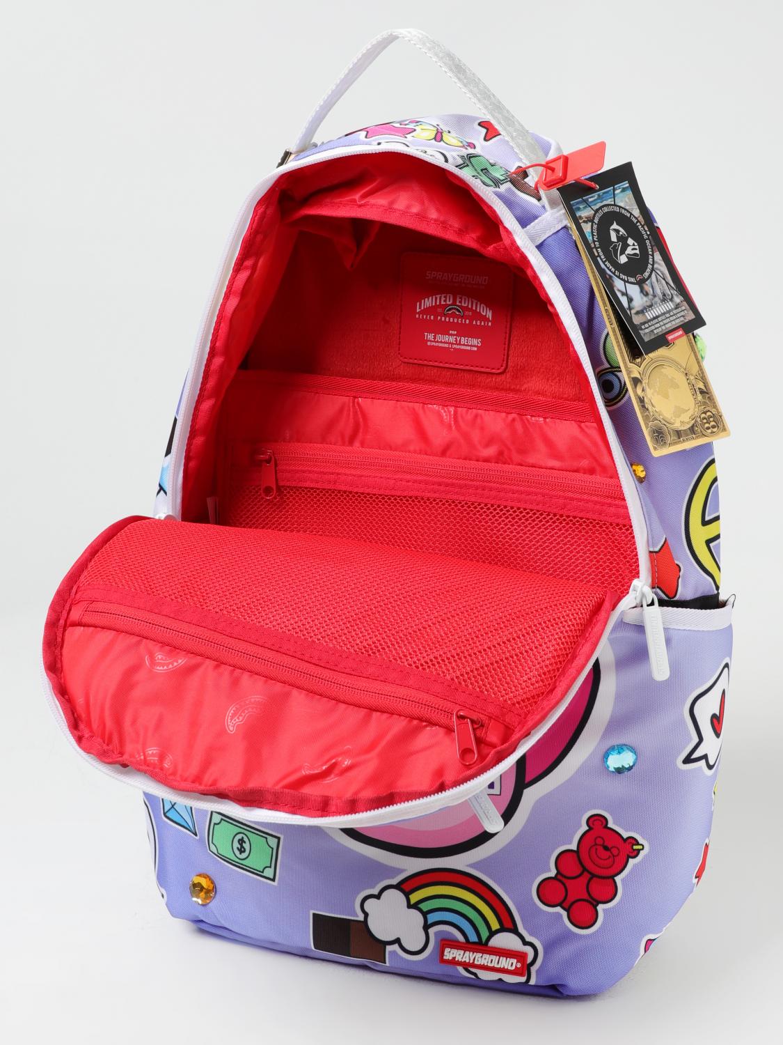 SPRAYGROUND RUCKSACK: Tasche kinder Sprayground, Lila - Img 4