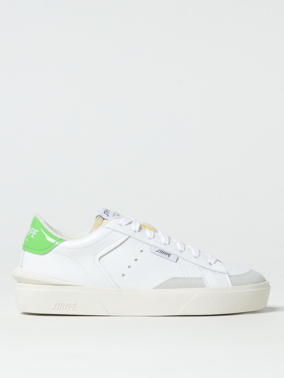 STRYPE SNEAKERS: Sneakers Strype in pelle, Verde - Img 1