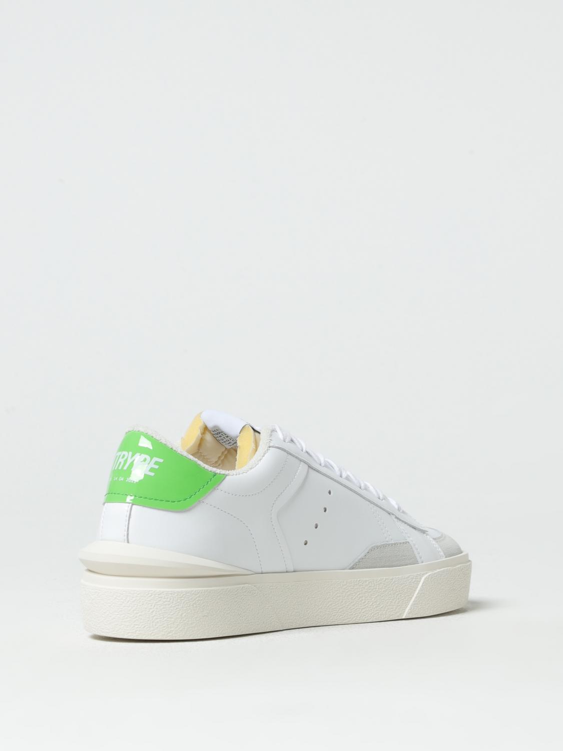 STRYPE SNEAKERS: Sneakers Strype in pelle, Verde - Img 3