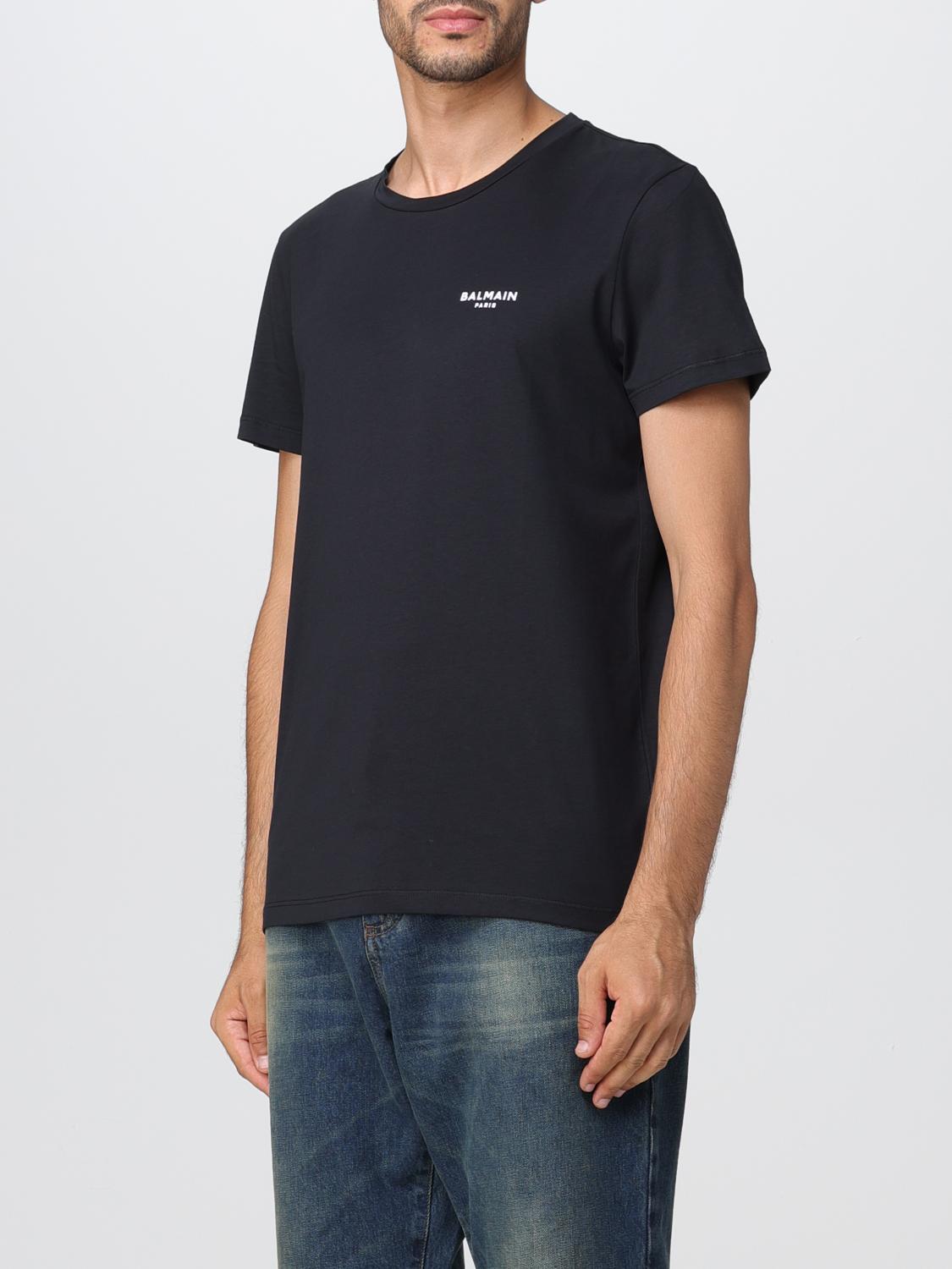 BALMAIN T-SHIRT: T-shirt men Balmain, Black - Img 4