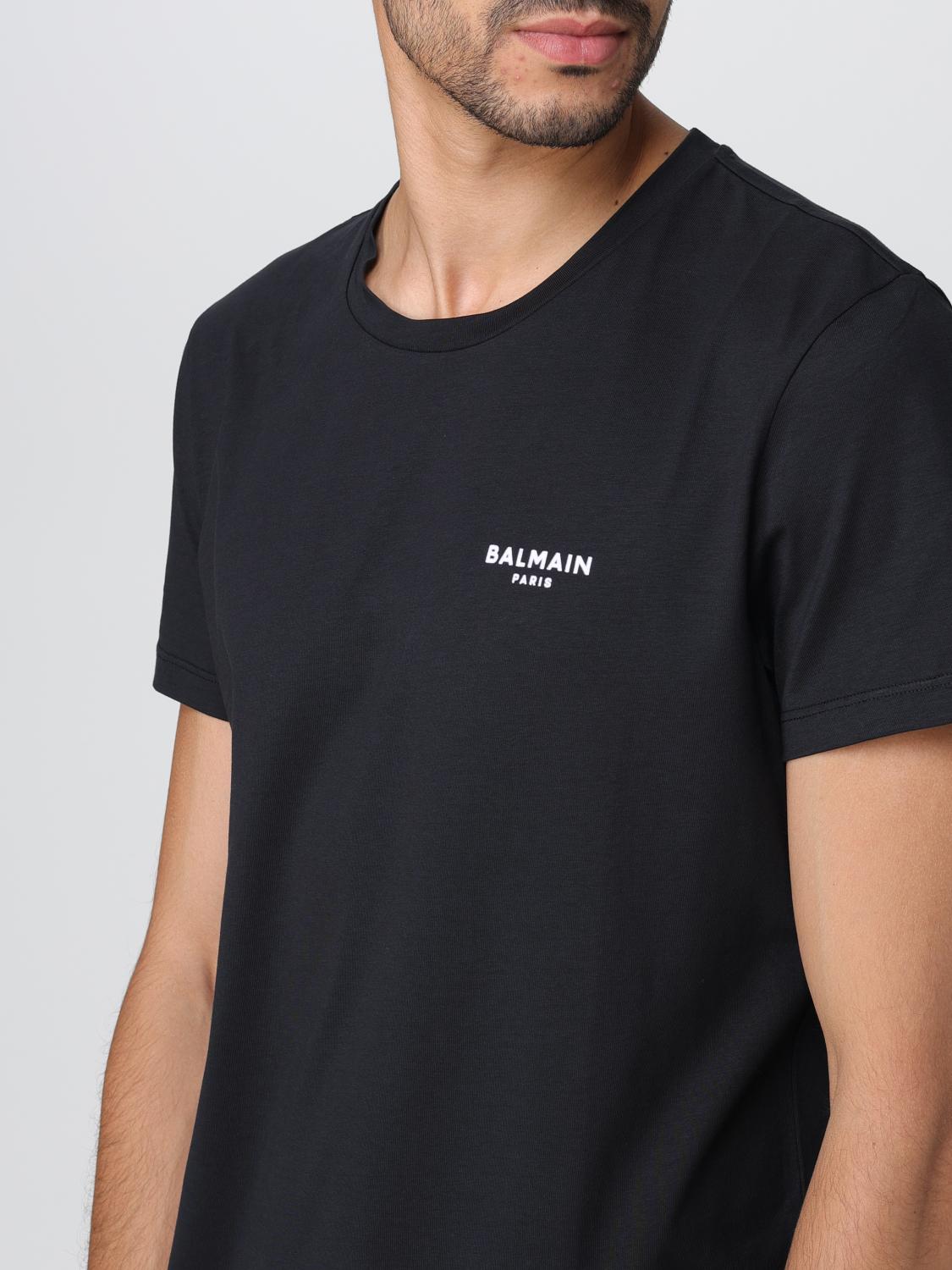 BALMAIN T-SHIRT: T-shirt men Balmain, Black - Img 5
