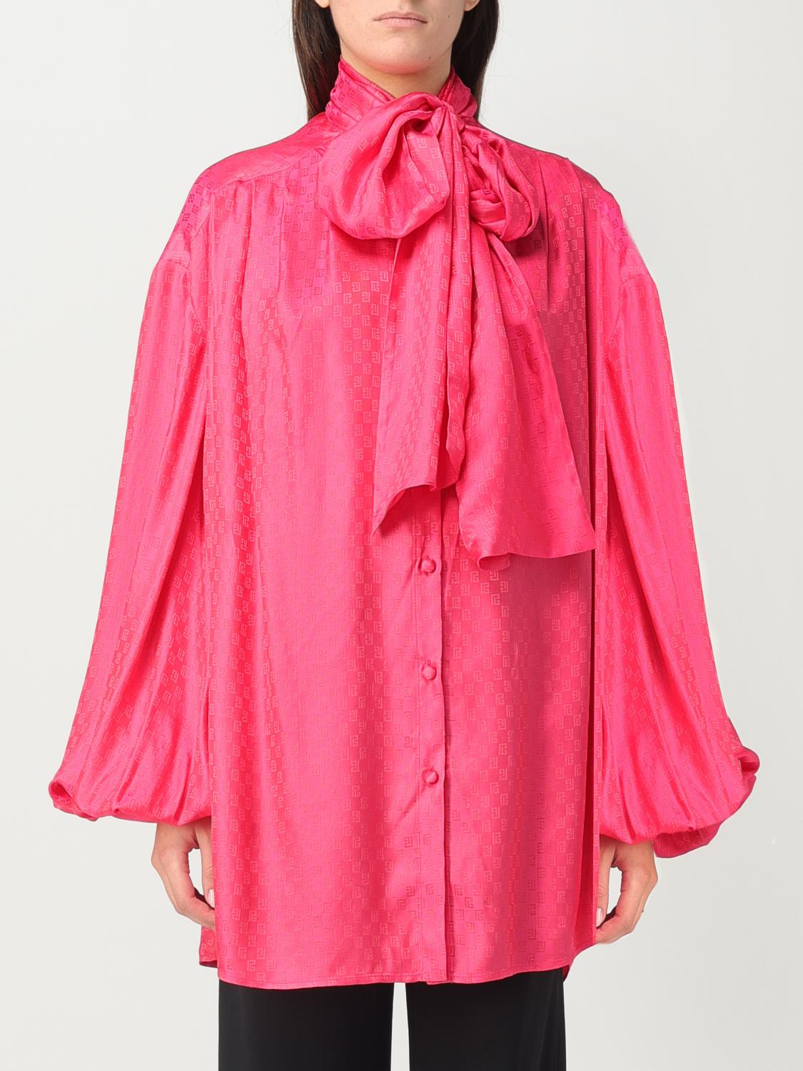 BALMAIN HEMDBLUSE: Hemdbluse damen Balmain, Fuchsia - Img 1