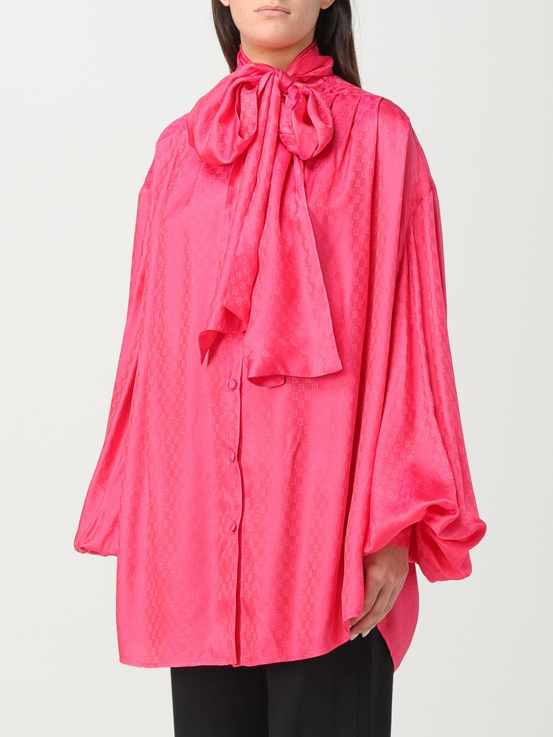 BALMAIN HEMDBLUSE: Hemdbluse damen Balmain, Fuchsia - Img 4