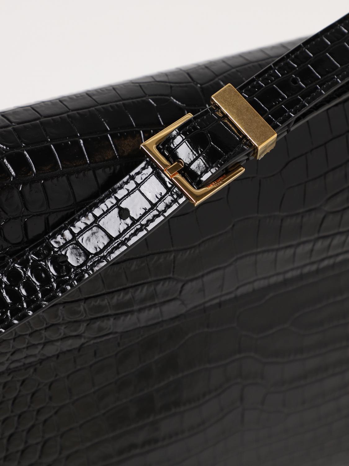 SAINT LAURENT SCHULTERTASCHE: Schultertasche damen Saint Laurent, Schwarz - Img 3