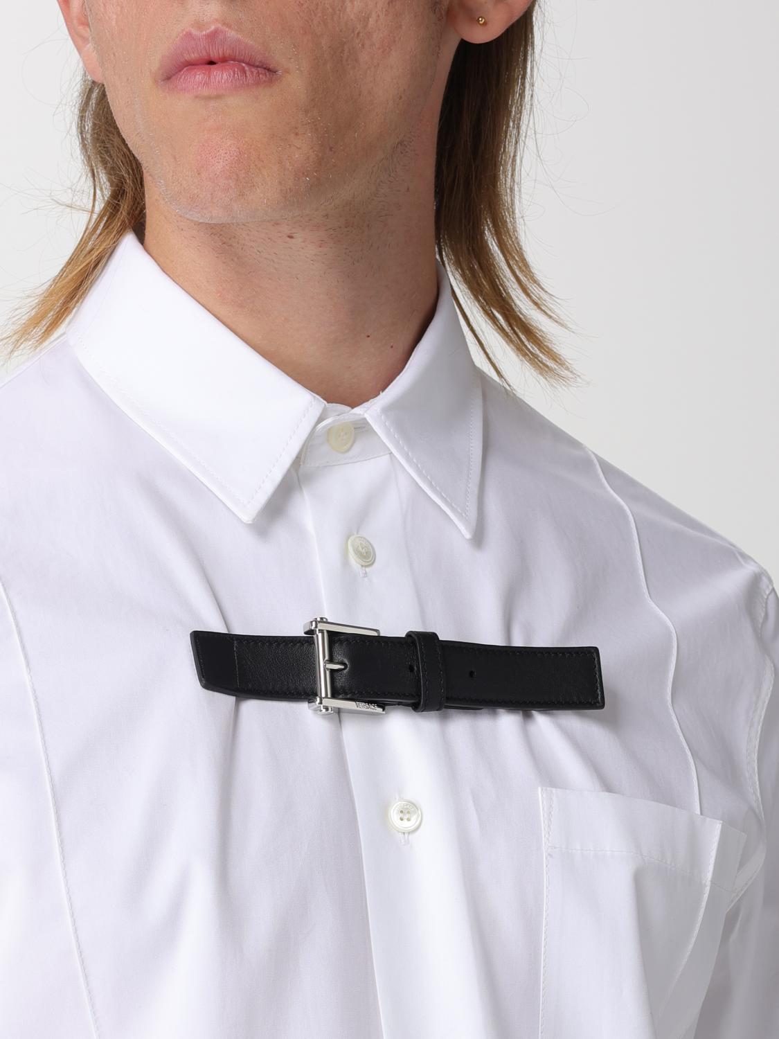 VERSACE CAMICIA: Camicia Versace in cotone, Bianco - Img 5