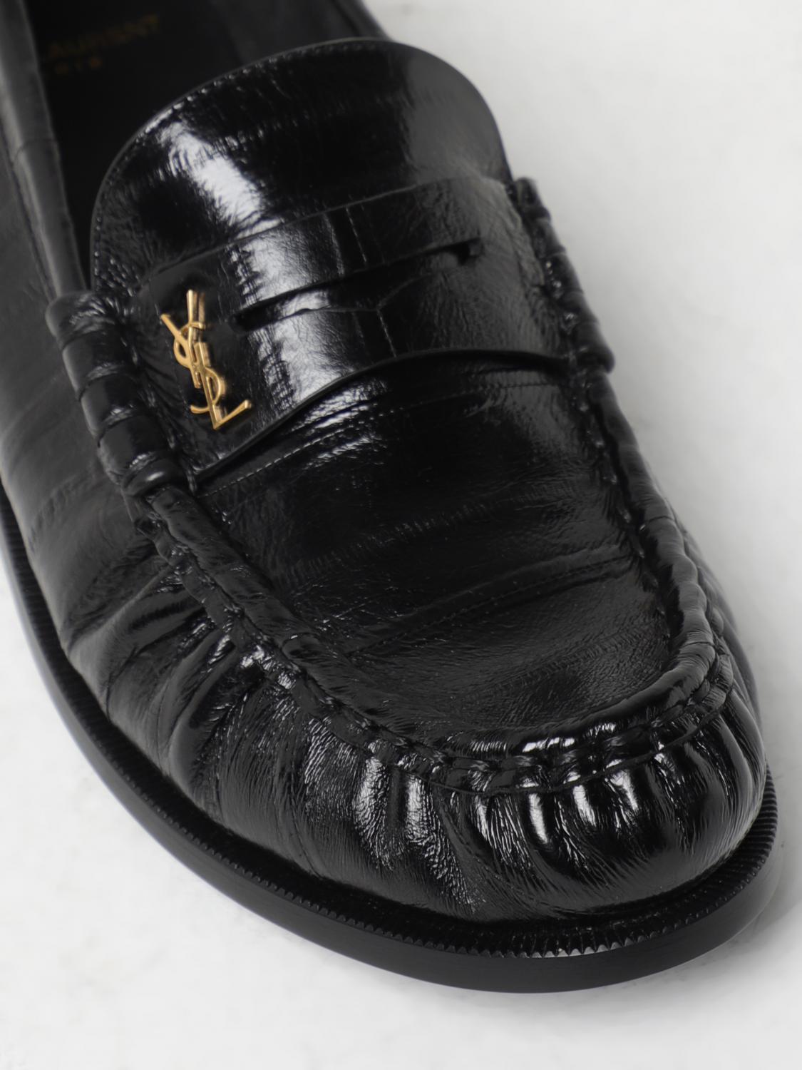 Saint Laurent Le Loafer shoes in leather - Black | 766879 0WXAK