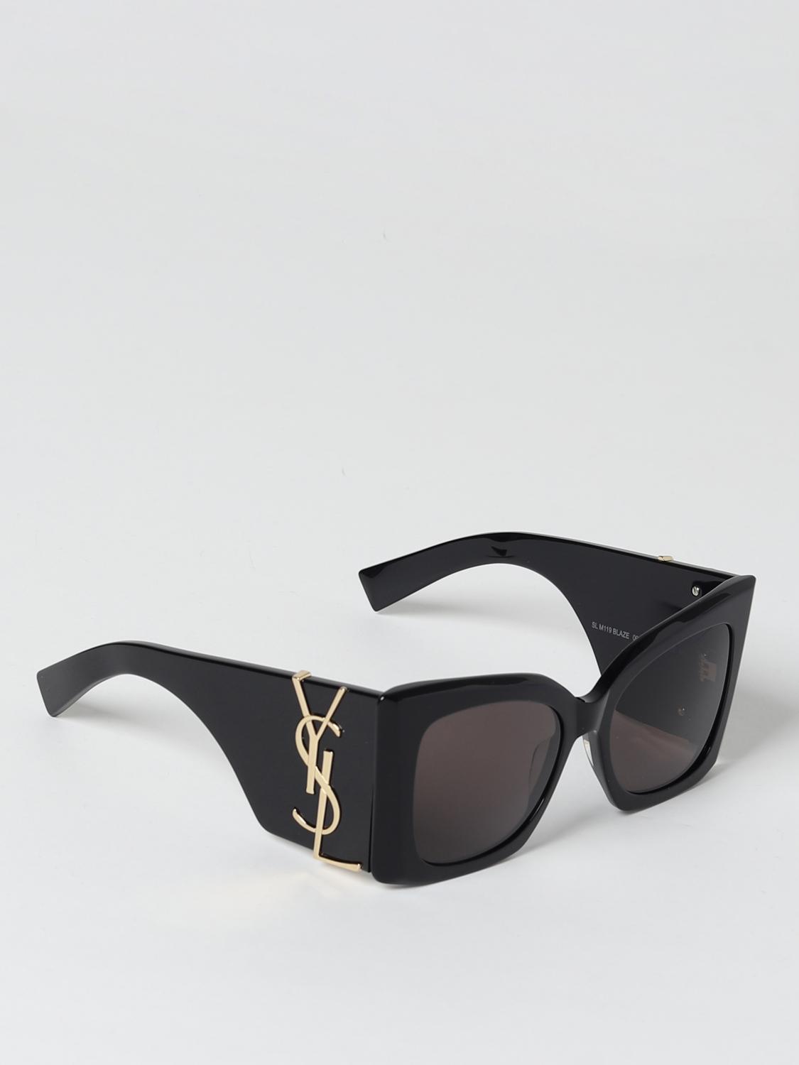 SAINT LAURENT：サングラス レディース - ブラック | GIGLIO.COM