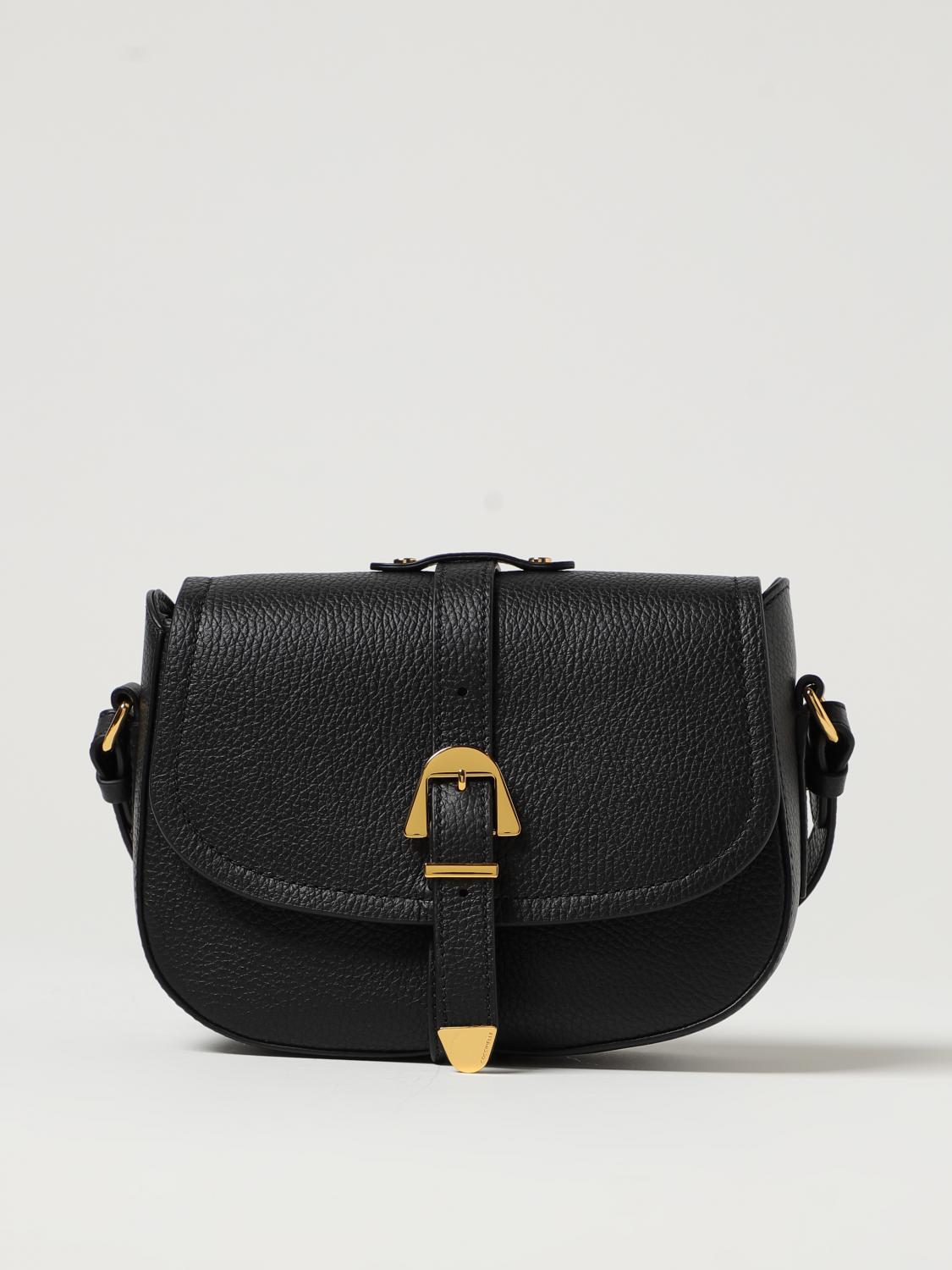 COCCINELLE BORSA MINI: Borsa Coccinelle in pelle a grana, Nero - Img 1