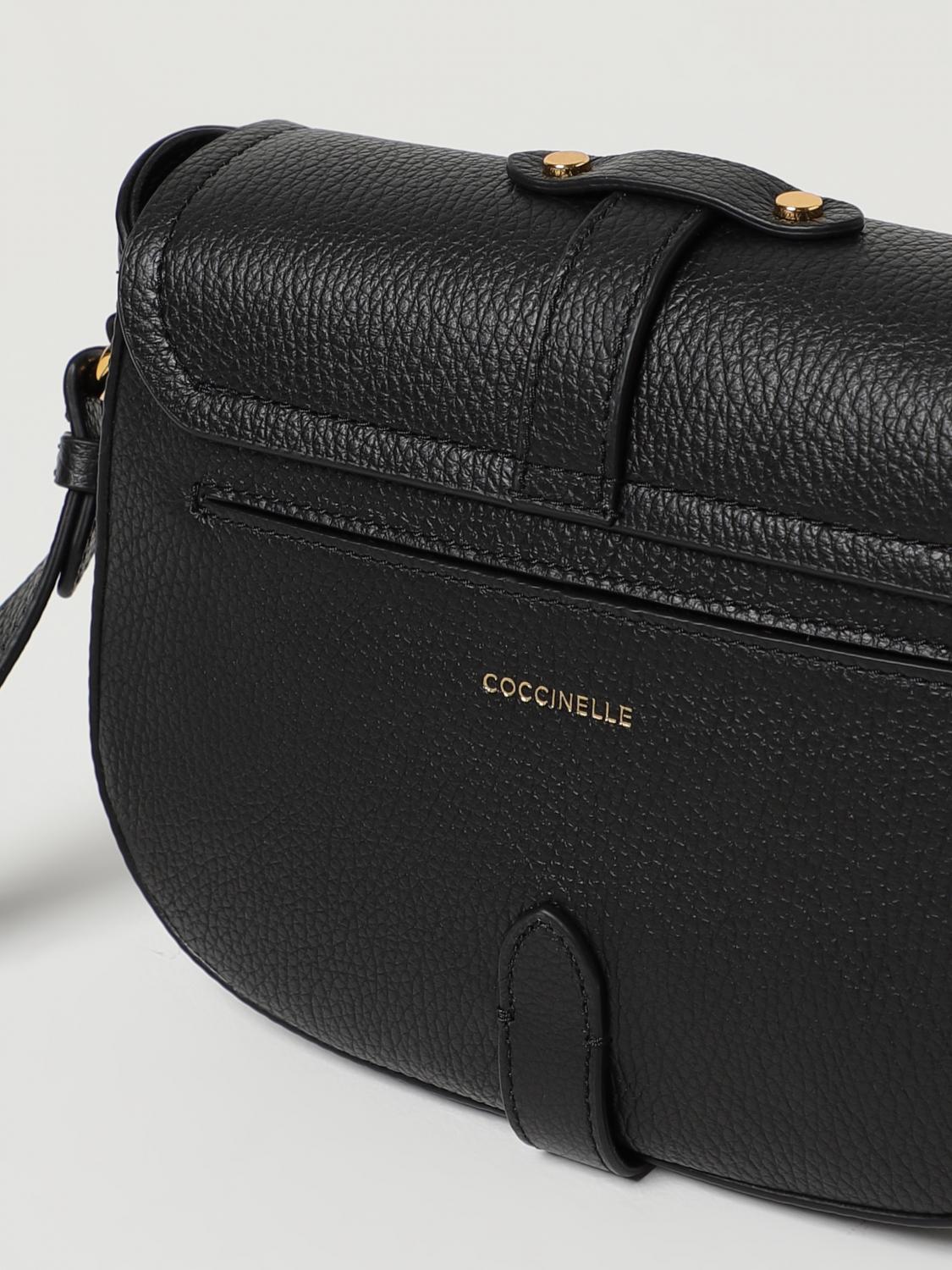 COCCINELLE BORSA MINI: Borsa Coccinelle in pelle a grana, Nero - Img 3