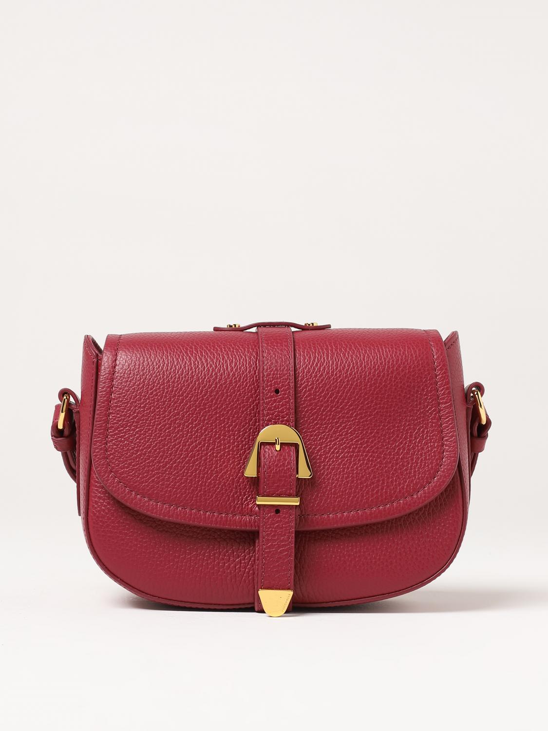 COCCINELLE BORSA MINI: Borsa Coccinelle in pelle a grana, Rosso - Img 1