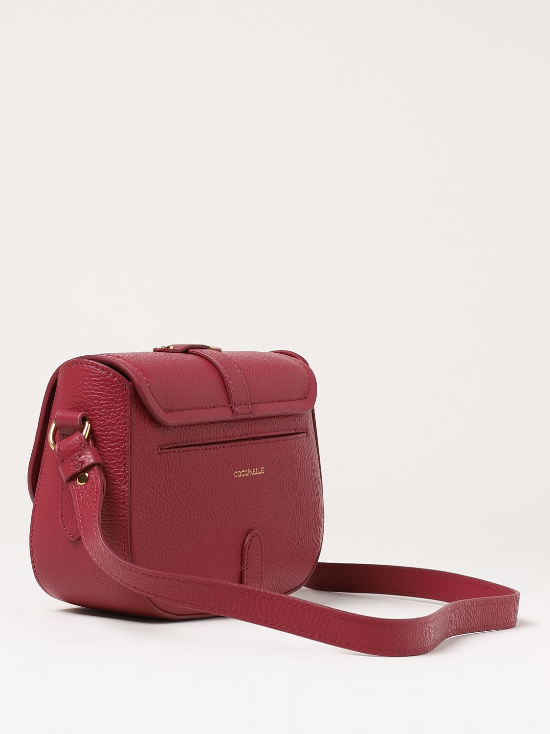 COCCINELLE BORSA MINI: Borsa Coccinelle in pelle a grana, Rosso - Img 2