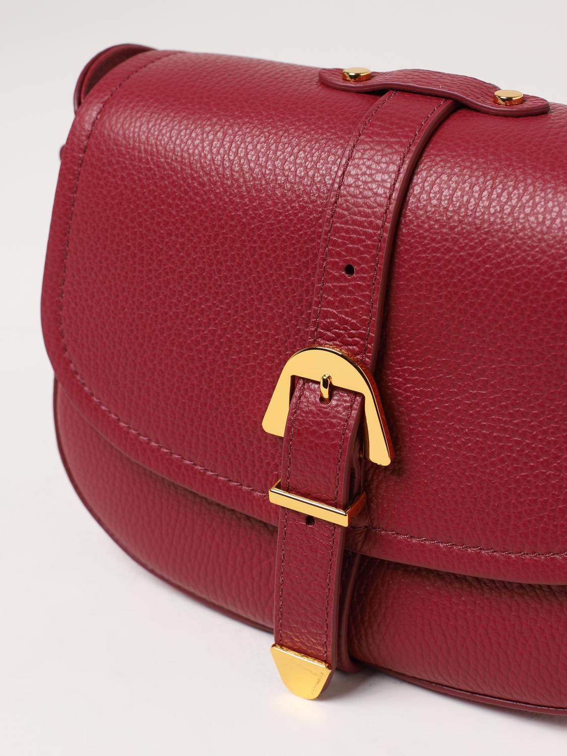 COCCINELLE BORSA MINI: Borsa Coccinelle in pelle a grana, Rosso - Img 3