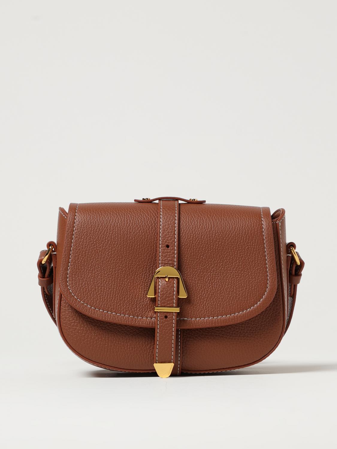 COCCINELLE BORSA MINI: Borsa Coccinelle in pelle a grana, Nocciola - Img 1