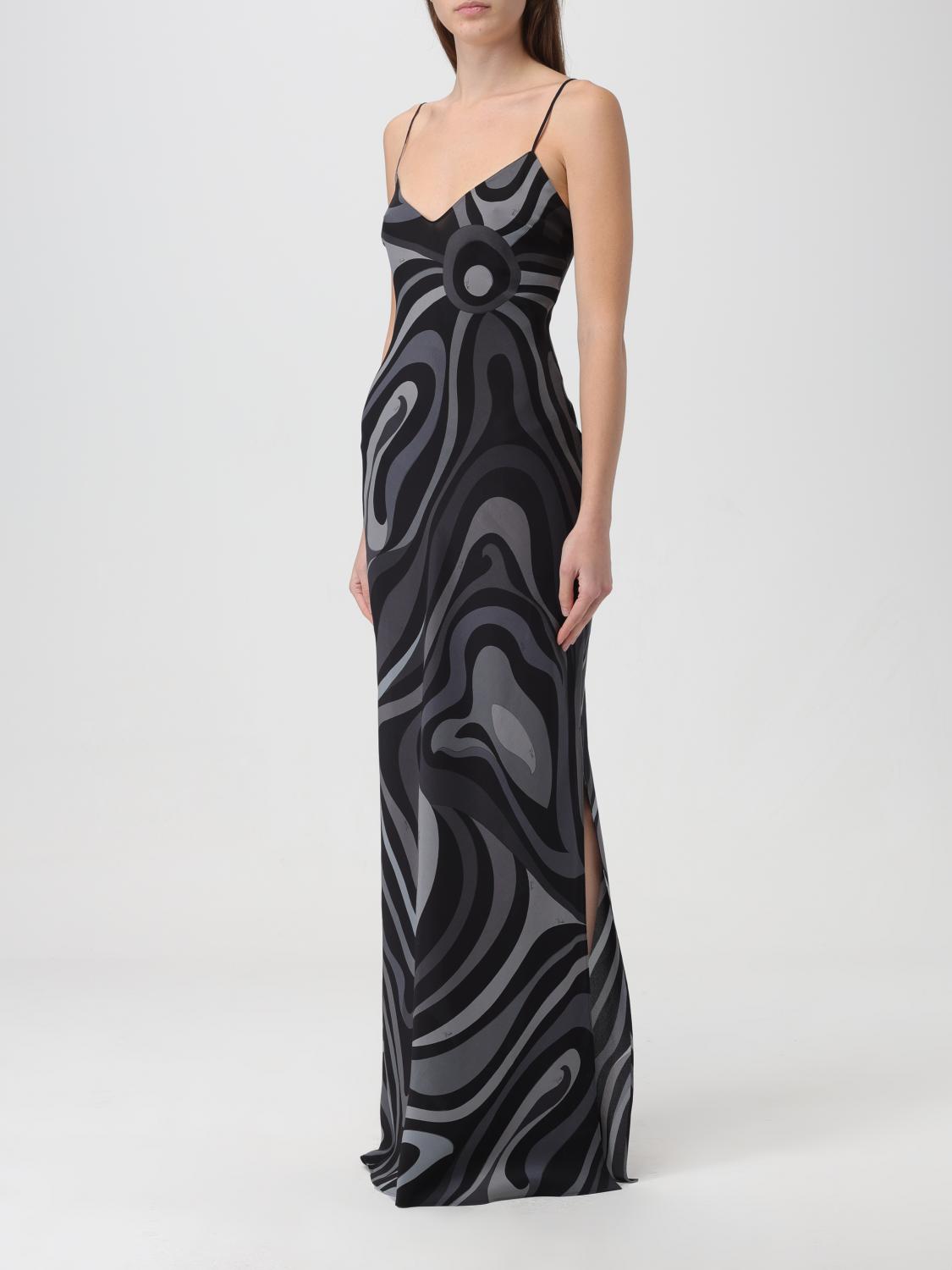 emilio pucci evening dresses Emilio Pucci long silk dress – Les Merveilles De Babellou main image 0