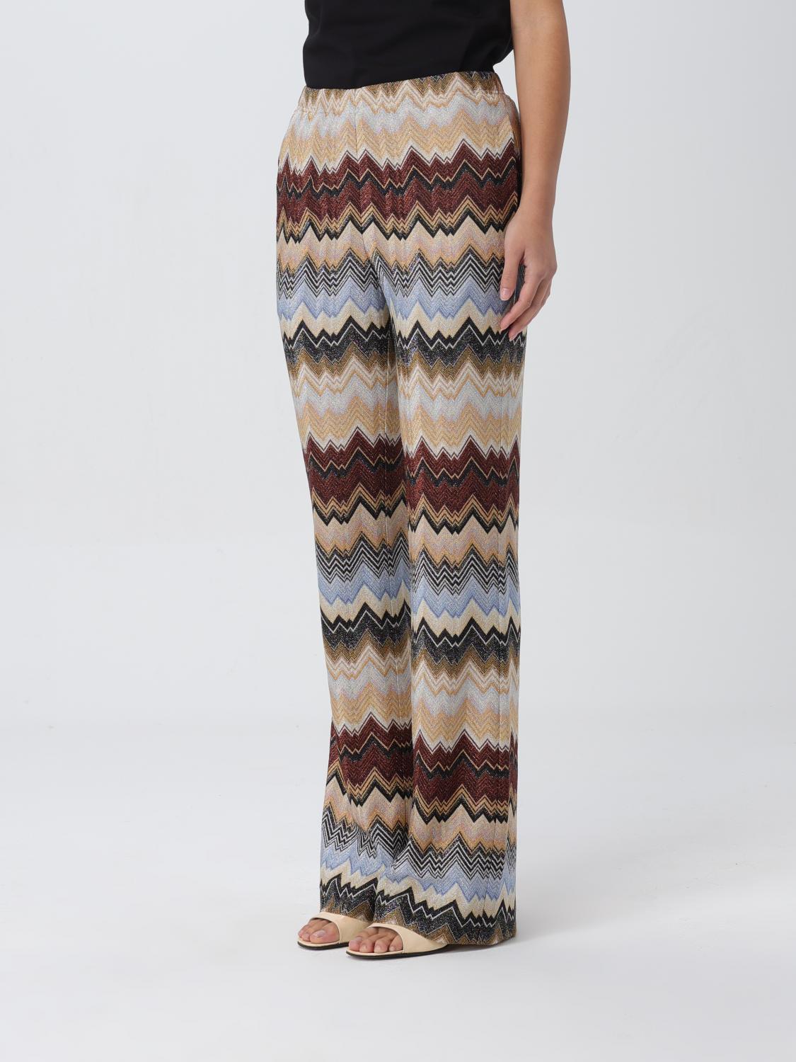 MISSONI：パンツ レディース - マルチカラー | GIGLIO.COMオンラインの