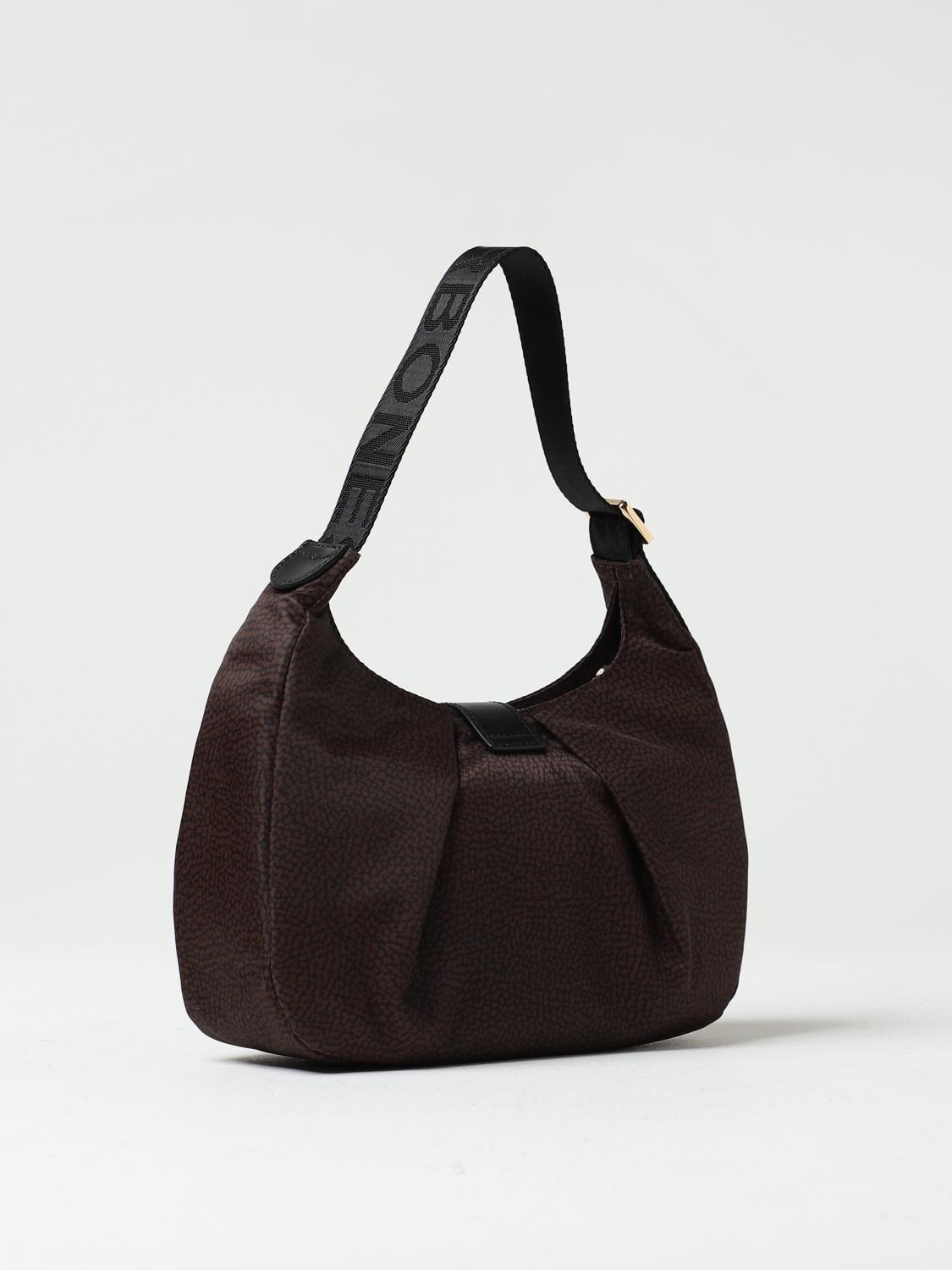 ショルダーバッグ・ポシェット BORBONESE Woman Shoulder bag Brown 91010053I15 X44 Designer Shoulder Bags: soft and rigid | Borbonese