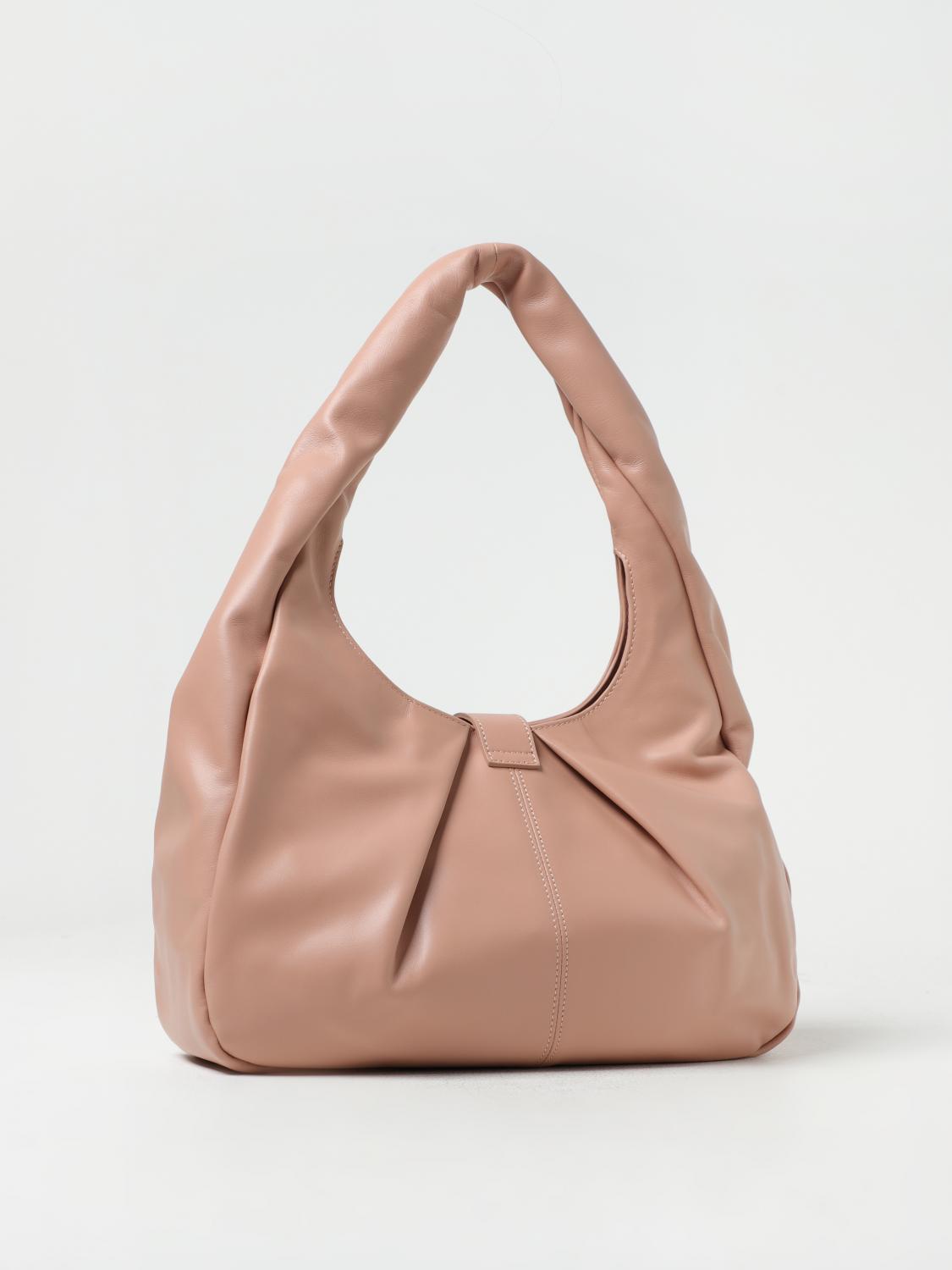 BORBONESE SCHULTERTASCHE: Schultertasche damen Borbonese, Puder - Img 2