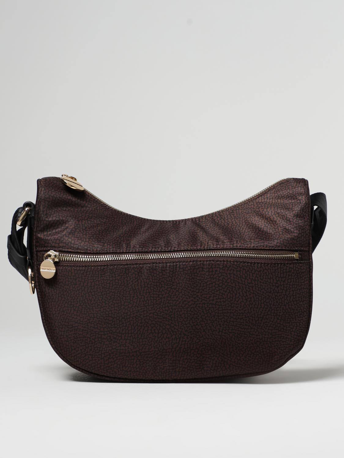ショルダーバッグ・ポシェット BORBONESE Woman Shoulder bag Brown 91010053I15 X44 BORBONESE Woman Shoulder bag Brown 91010053I15 X44