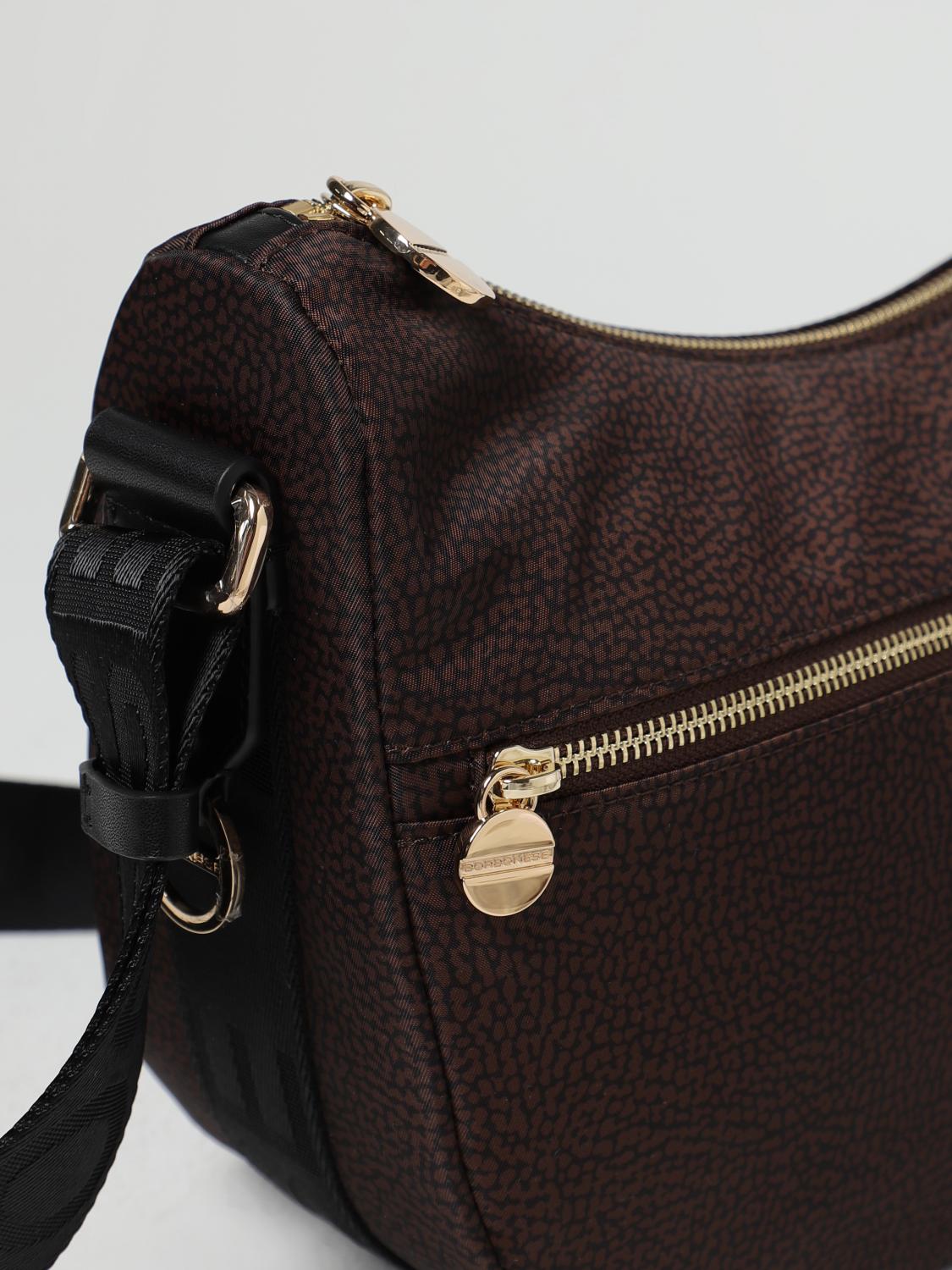 ショルダーバッグ・ポシェット BORBONESE Woman Shoulder bag Brown 91010053I15 X44 BORBONESE: Shoulder bag woman - Brown | Borbonese shoulder