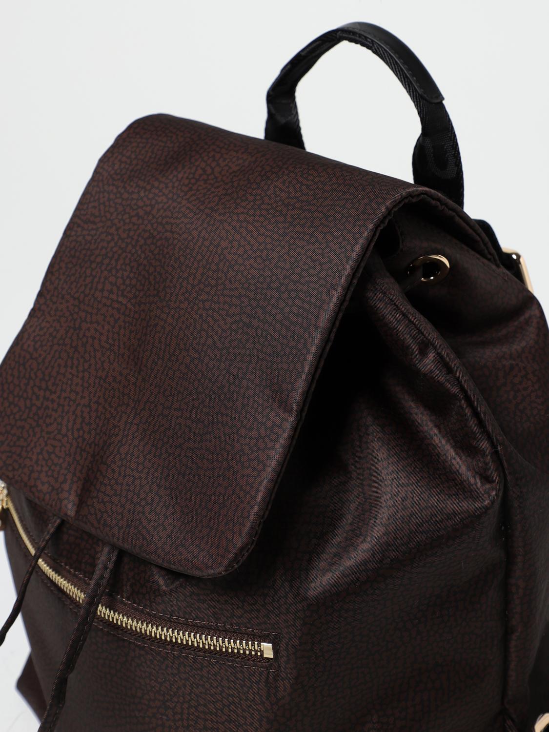 BORBONESE ZAINO: Zaino Borbonese in nylon OP, Marrone - Img 3