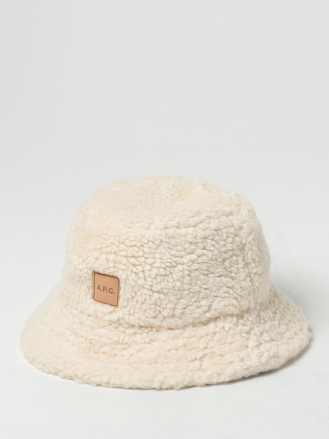 A.P.C. HAT: Hat men A.P.C., Ecru - Img 1
