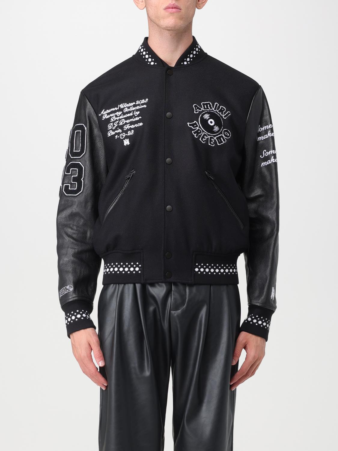 Amiri ジャケット メンズ - ブラック | AW23MOS081 | GIGLIO.COM