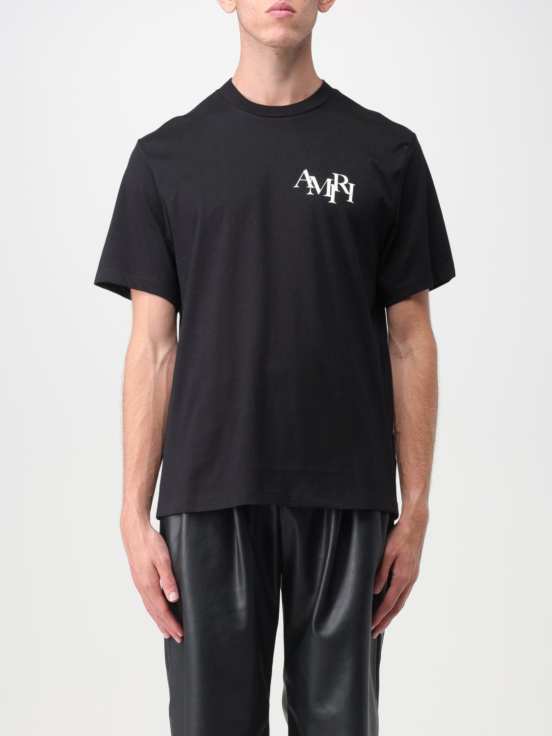 AMIRI: T-shirt men - Black | Amiri t-shirt AW23MJG027 online