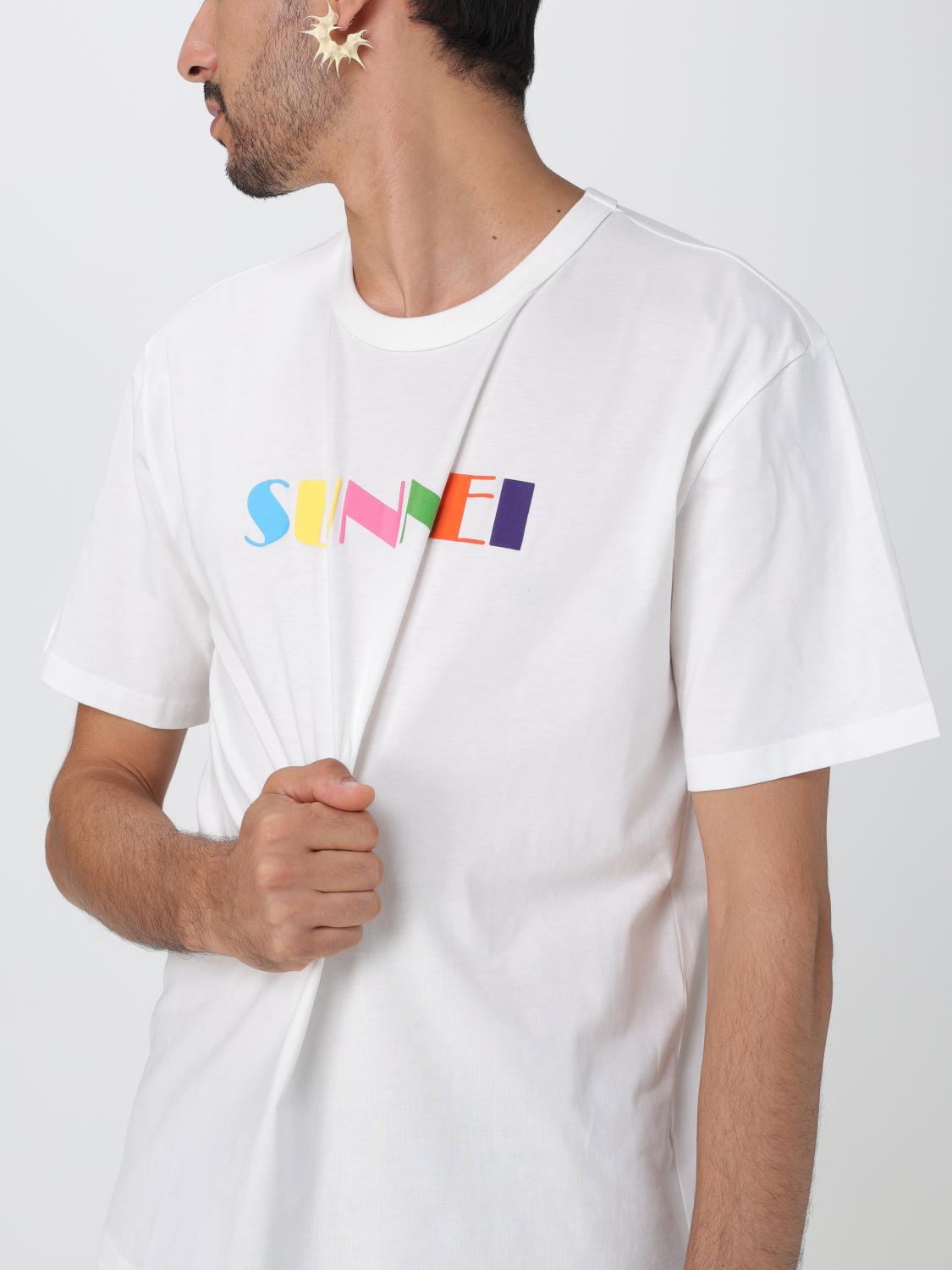 SUNNEI T-SHIRT: T-shirt men Sunnei, White - Img 5