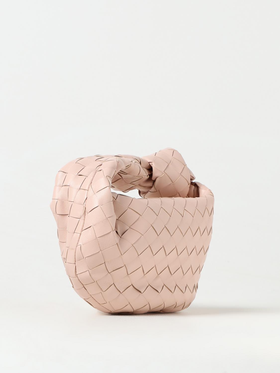 BOTTEGA VENETA MINITASCHE: Bottega Veneta Mini Jodie Tasche aus geflochtenem Nappa, Puder - Img 3