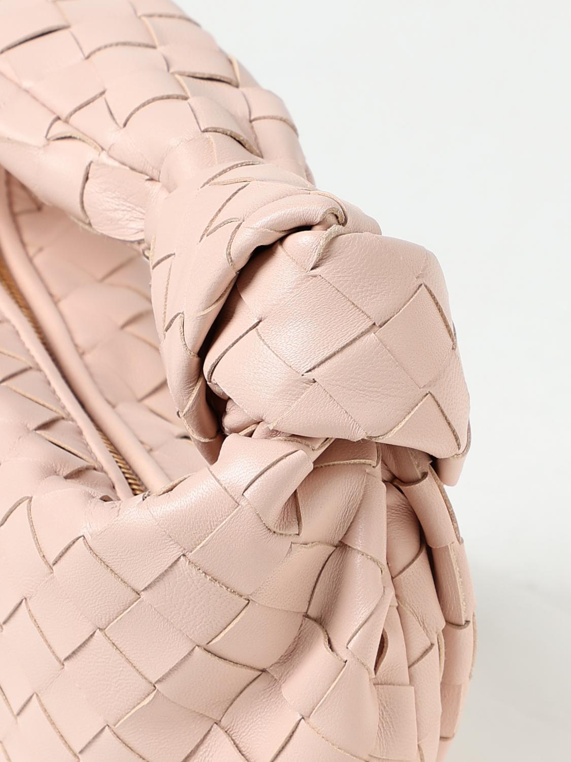 BOTTEGA VENETA MINITASCHE: Bottega Veneta Mini Jodie Tasche aus geflochtenem Nappa, Puder - Img 4