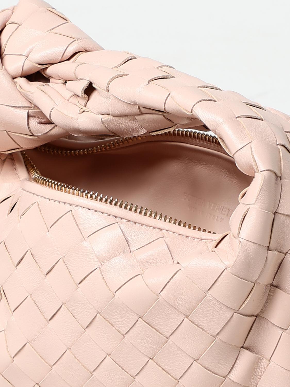 BOTTEGA VENETA MINITASCHE: Bottega Veneta Mini Jodie Tasche aus geflochtenem Nappa, Puder - Img 5
