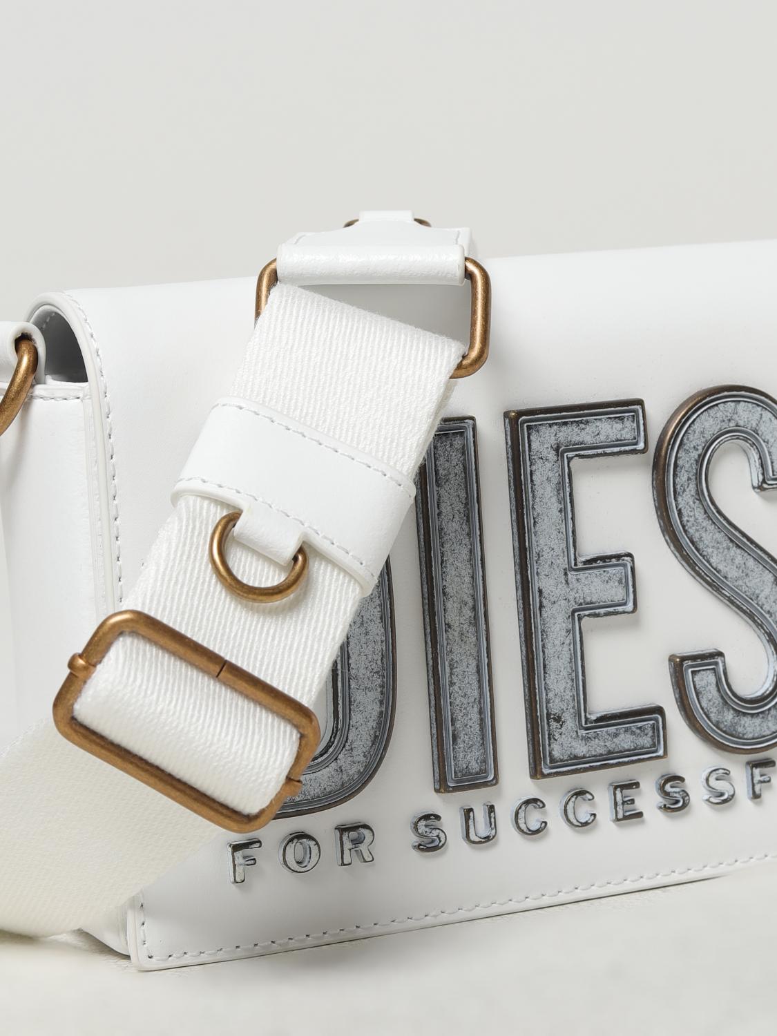 DIESEL BORSA A SPALLA: Borsa a spalla donna Diesel, Bianco - Img 3