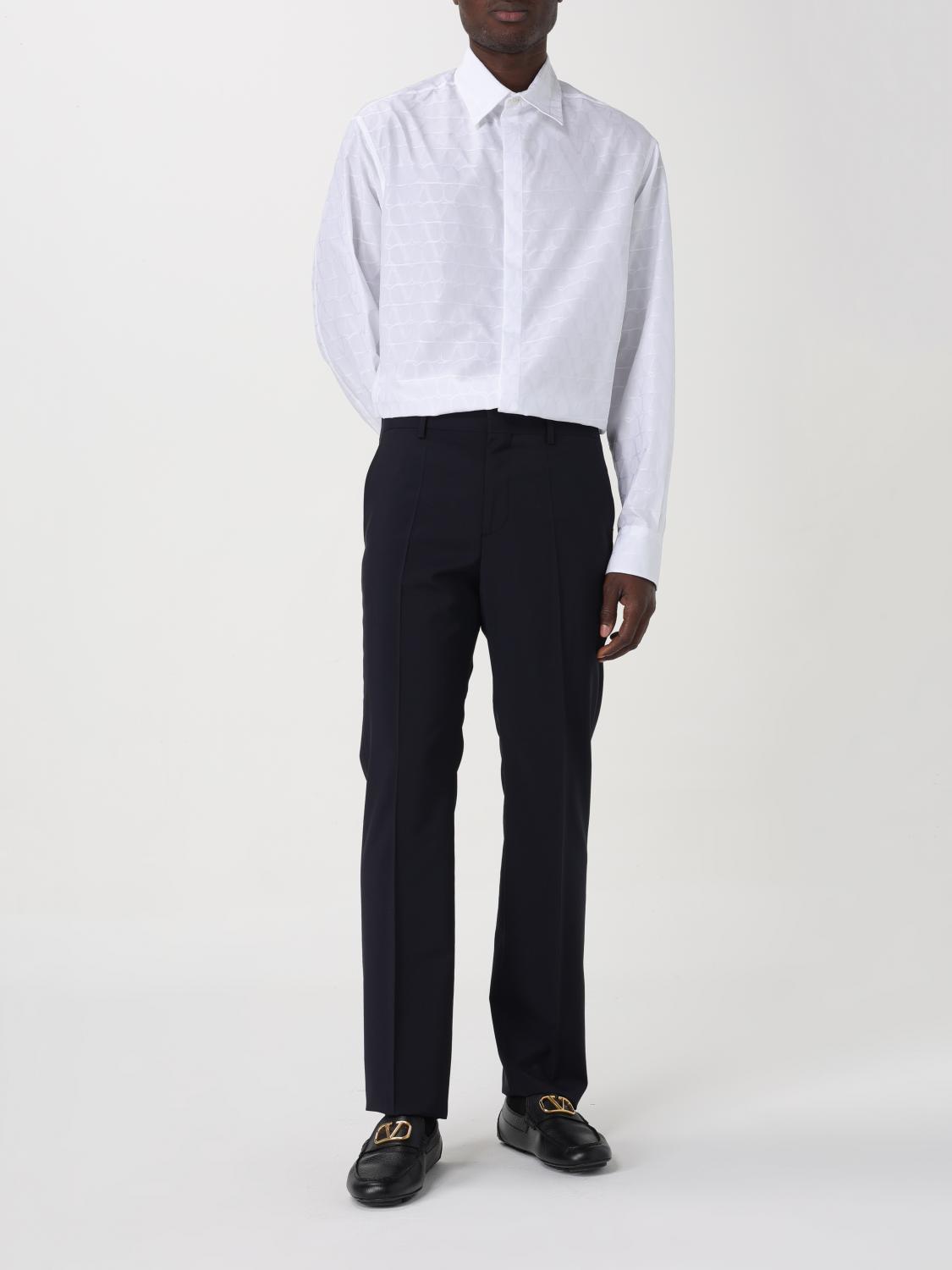VALENTINO CAMICIA: Camicia VLogo Valentino in cotone , Bianco - Img 2