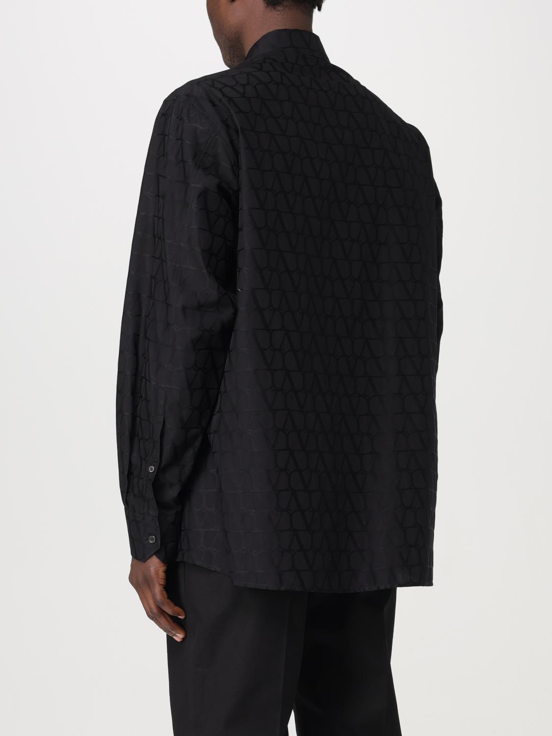 VALENTINO CAMICIA: Camicia VLogo Valentino in cotone , Nero - Img 3