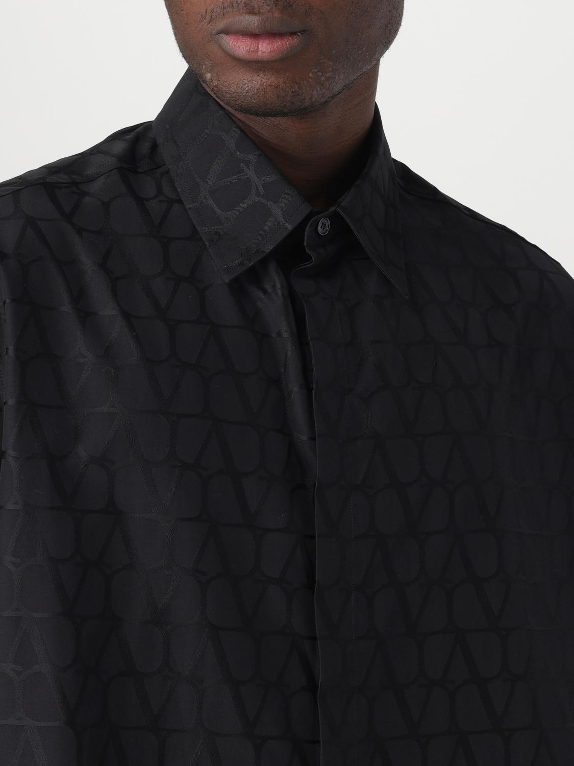 VALENTINO CAMICIA: Camicia VLogo Valentino in cotone , Nero - Img 5