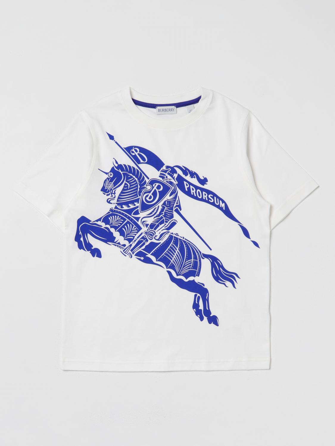 Burberry Tシャツ ボーイ Kids - ホワイト | 8078326 | GIGLIO.COM