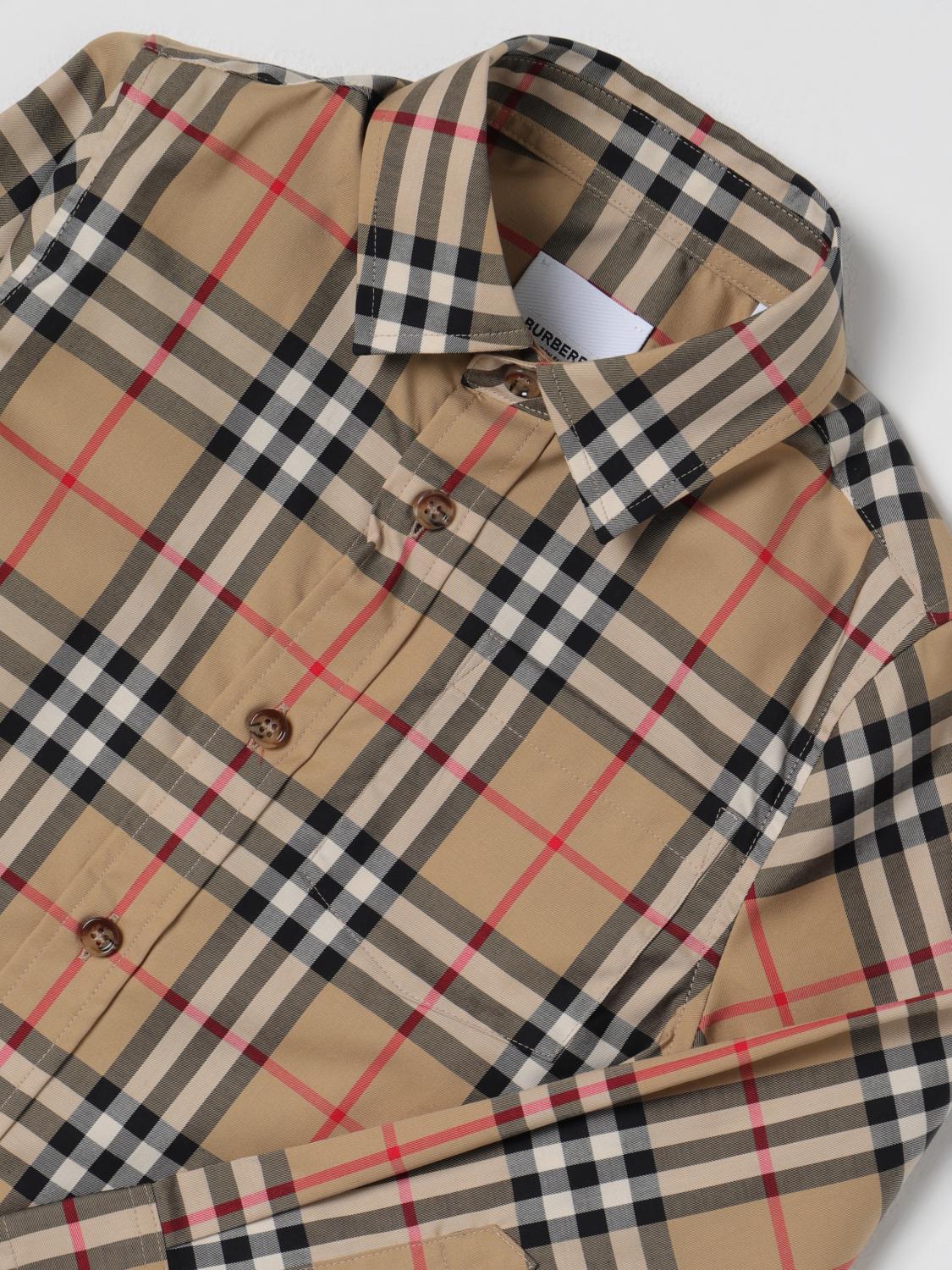 Burberry シャツ ボーイ Kids - ベージュ | 8059637 | GIGLIO.COM