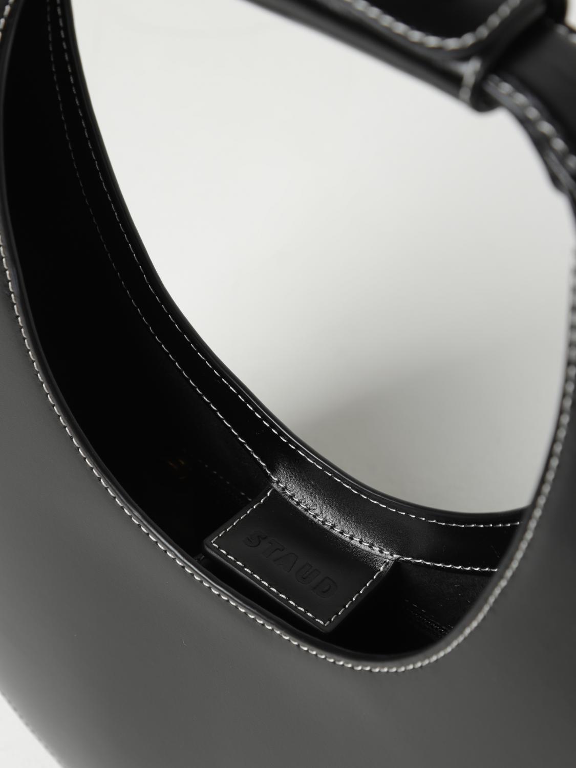STAUD SCHULTERTASCHE: Schultertasche damen Staud, Schwarz - Img 3