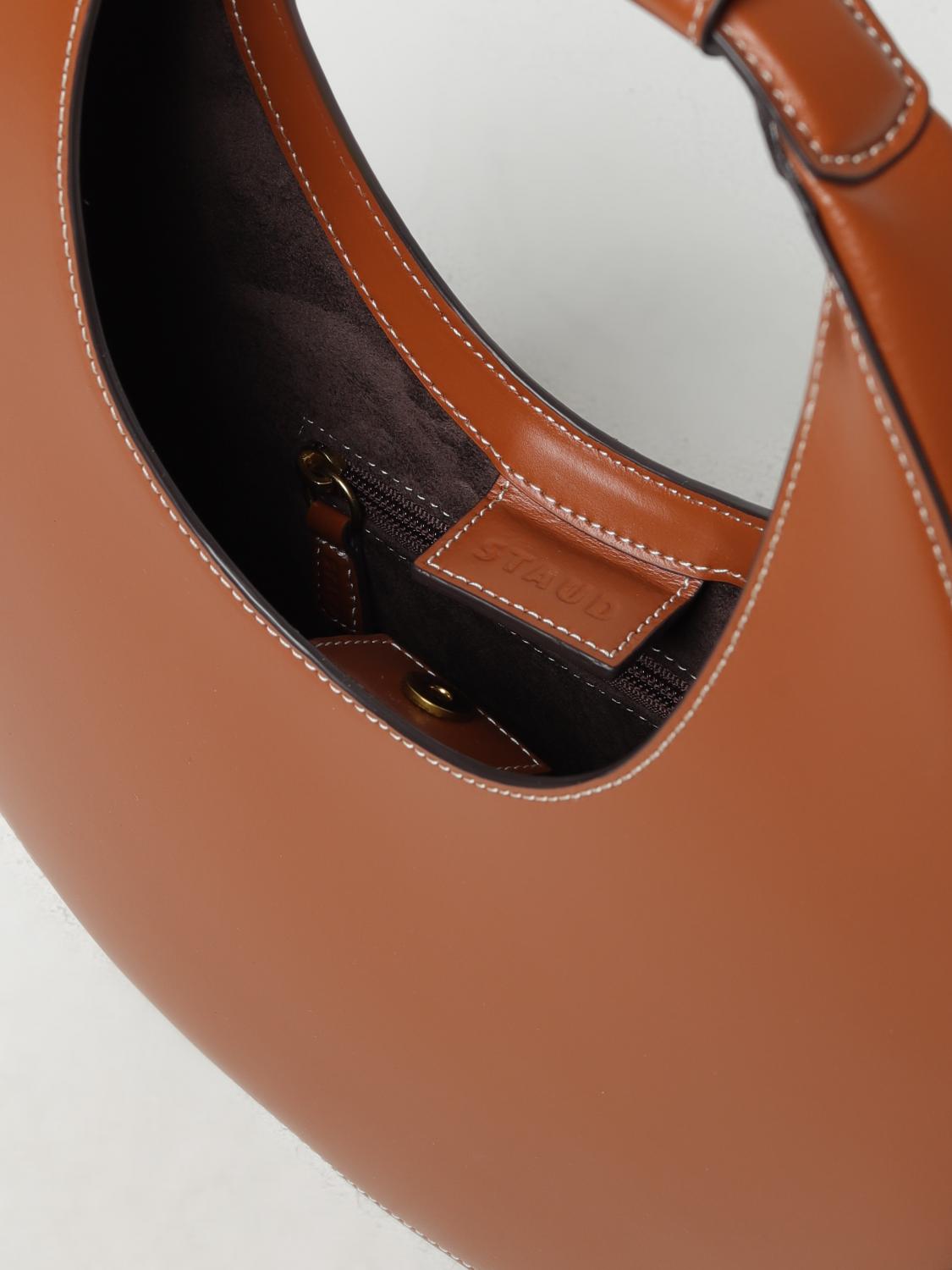 STAUD SCHULTERTASCHE: Schultertasche damen Staud, Braun - Img 3