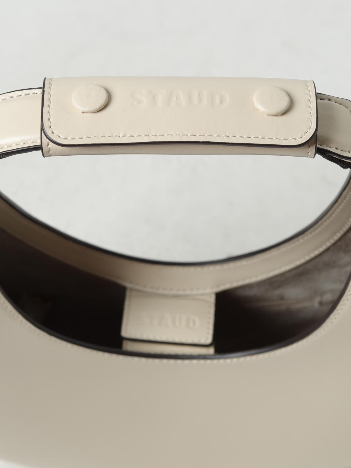 STAUD BORSA A SPALLA: Borsa Staud in pelle , Crema - Img 3