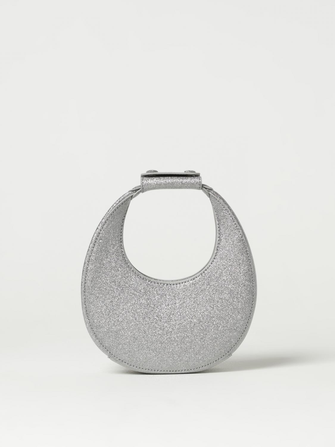 STAUD MINI BAG: Shoulder bag woman Staud, Silver - Img 1